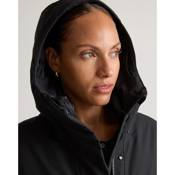 *NWT* QUINCE Women's Responsible Down Hooded Long Parka-Black-$1k+ Retail-Size S - Picture 9 of 16